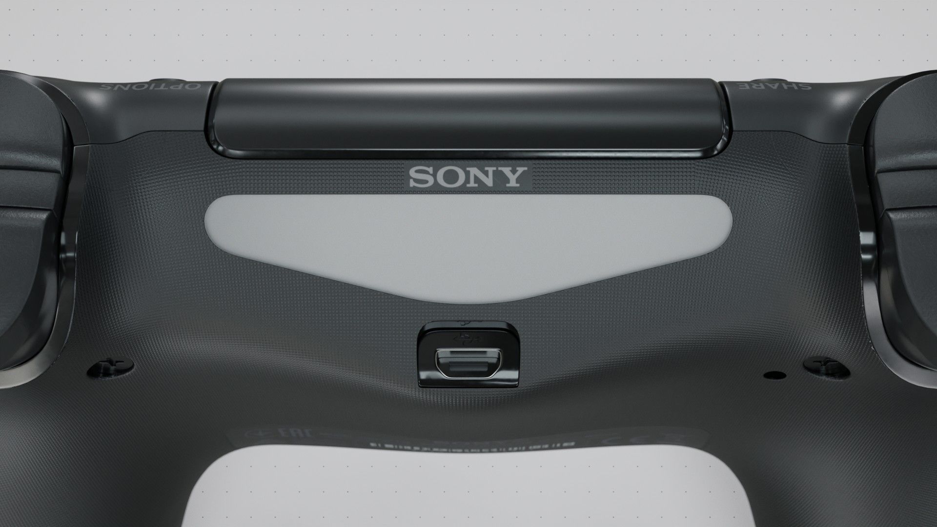 Dualshock 4 Wireless Controller Low-poly 3D model_11