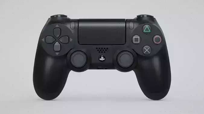 Dualshock 4 Wireless Controller Low-poly 3D model