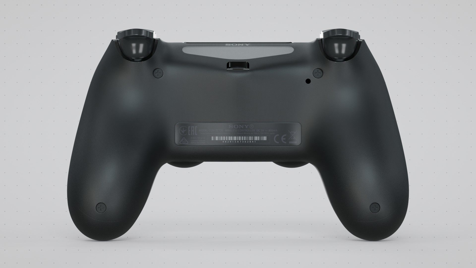 Dualshock 4 Wireless Controller Low-poly 3D model_5