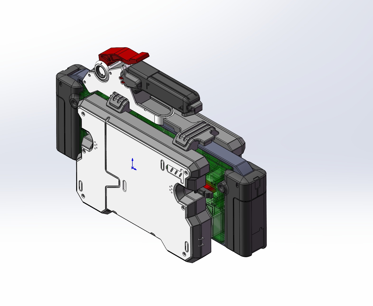 A cool game suitcase that can be 3D printed 3D print model_3