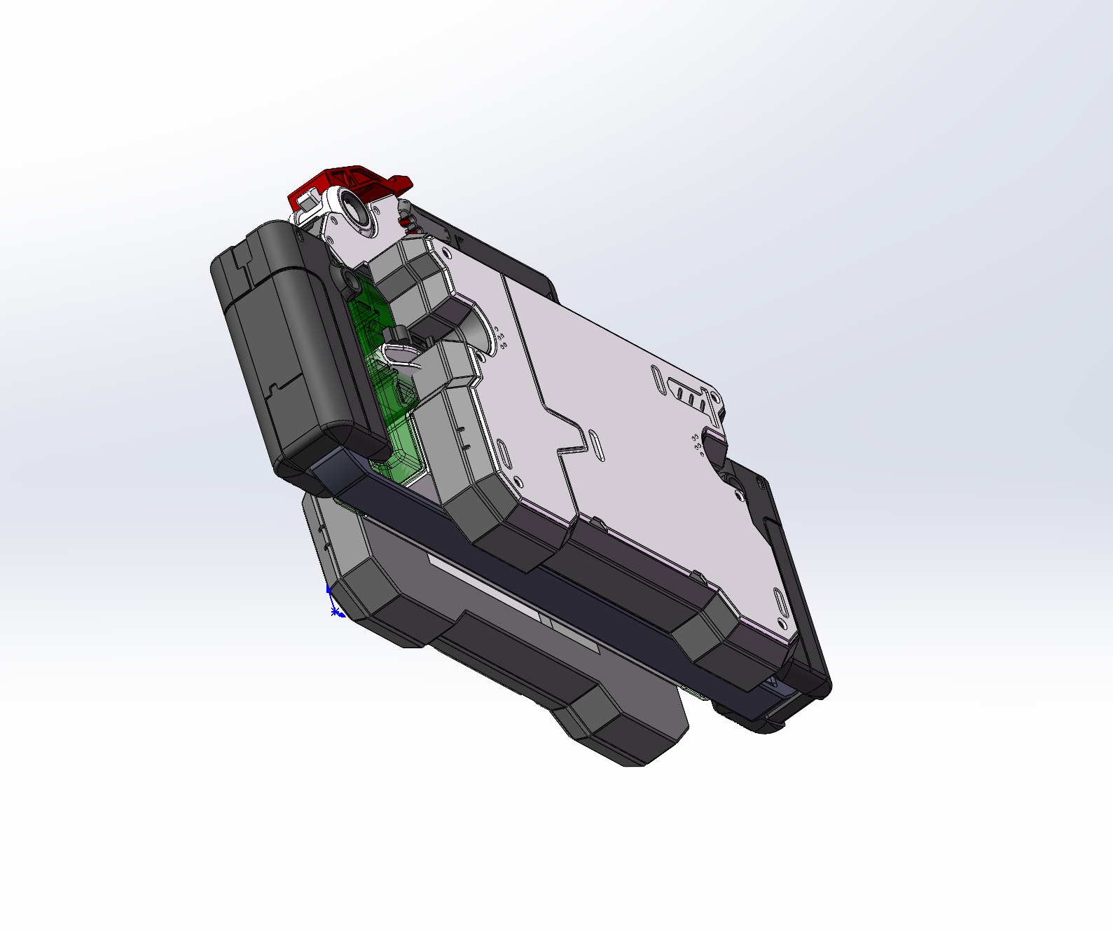 A cool game suitcase that can be 3D printed 3D print model_4