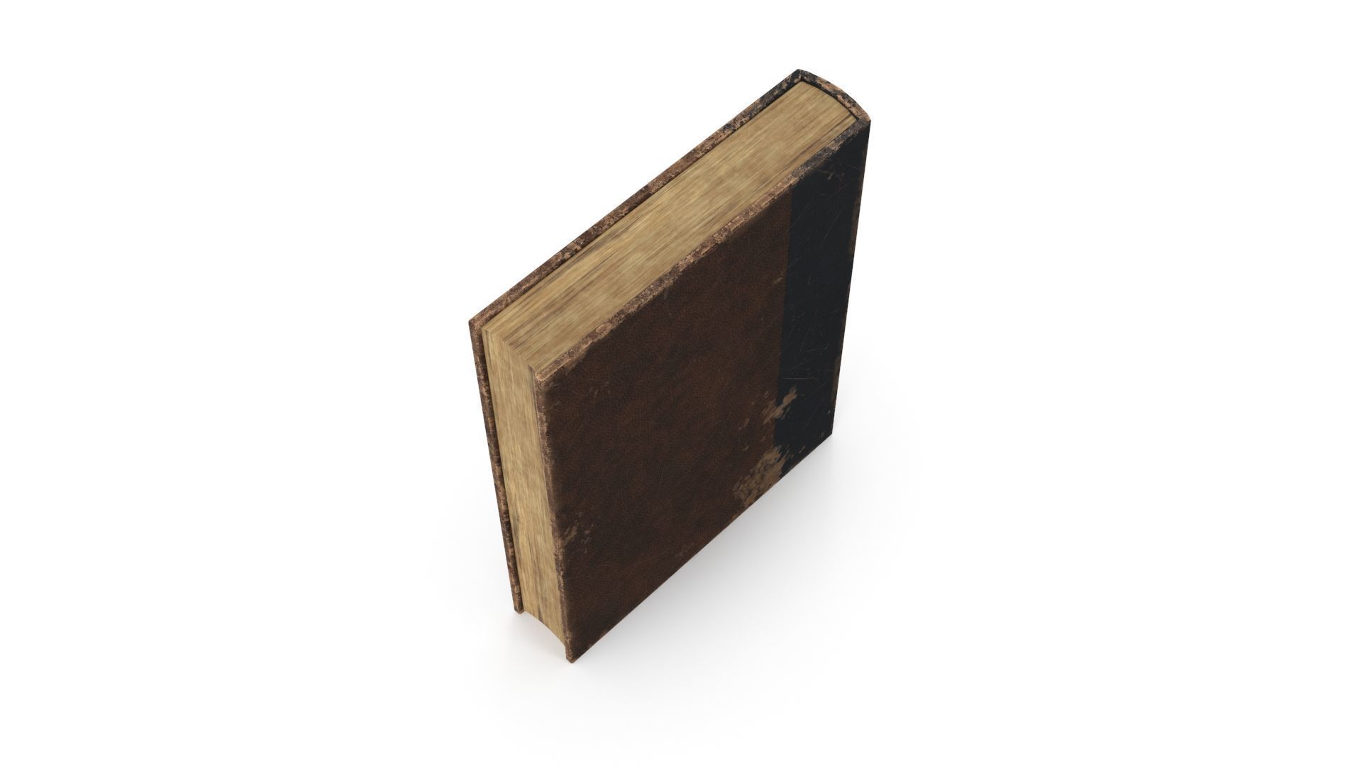 Old book Low-poly 3D model_4