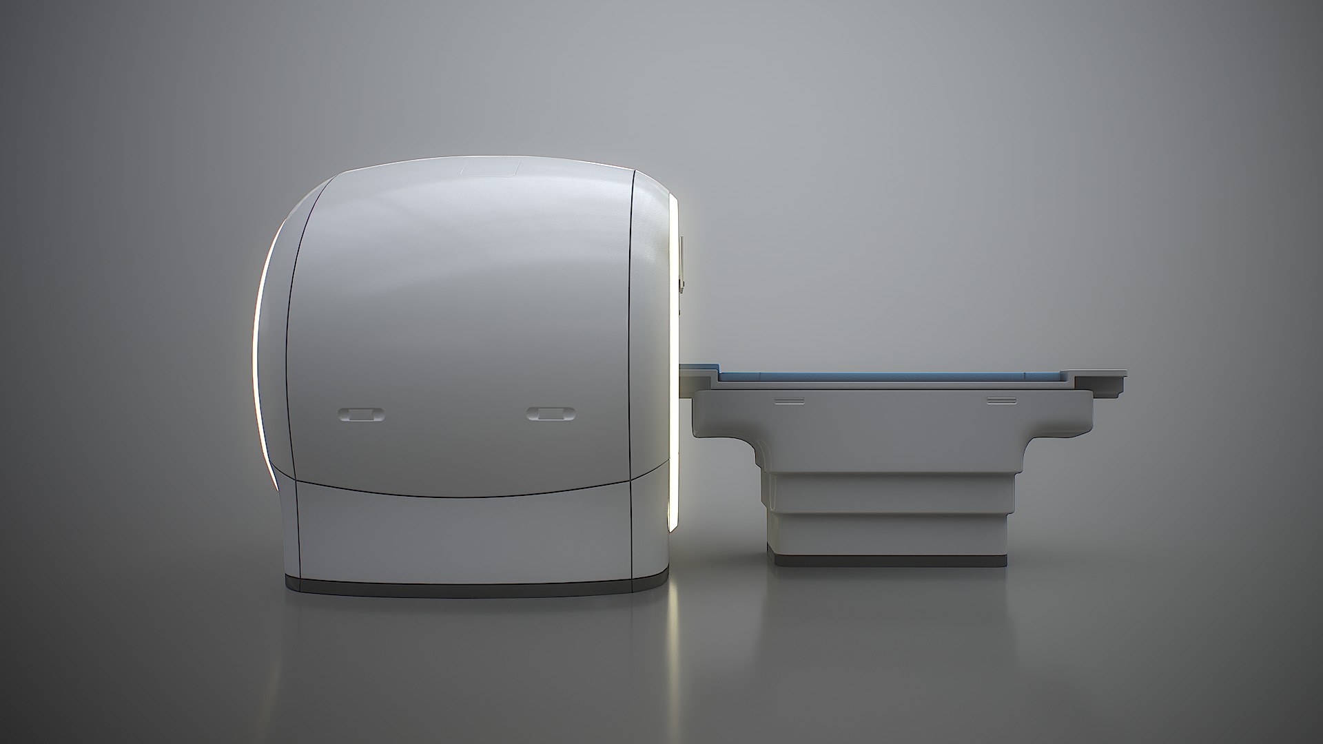 MRI scanner MRT Low-poly 3D model_11