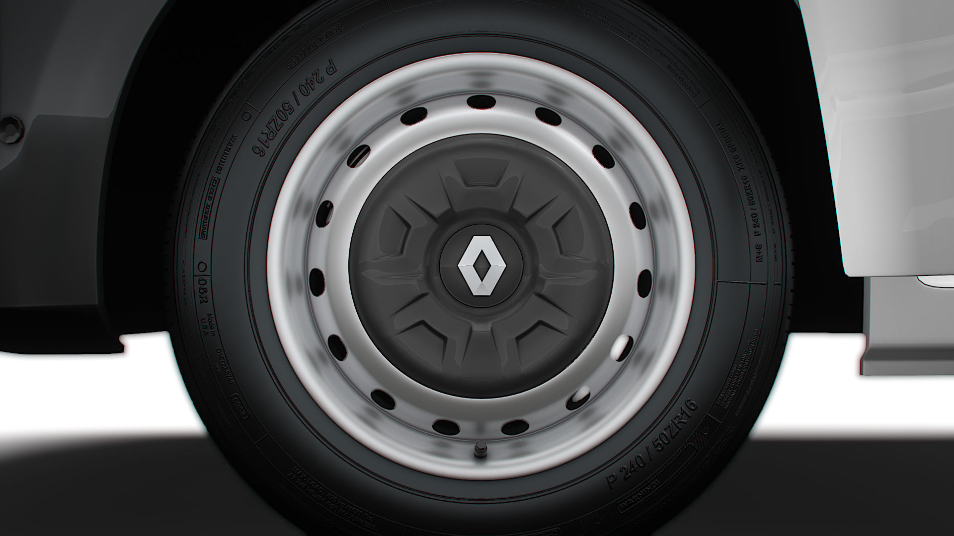 Renault Master Van L4H2 HQInterior 2023 3D model_12