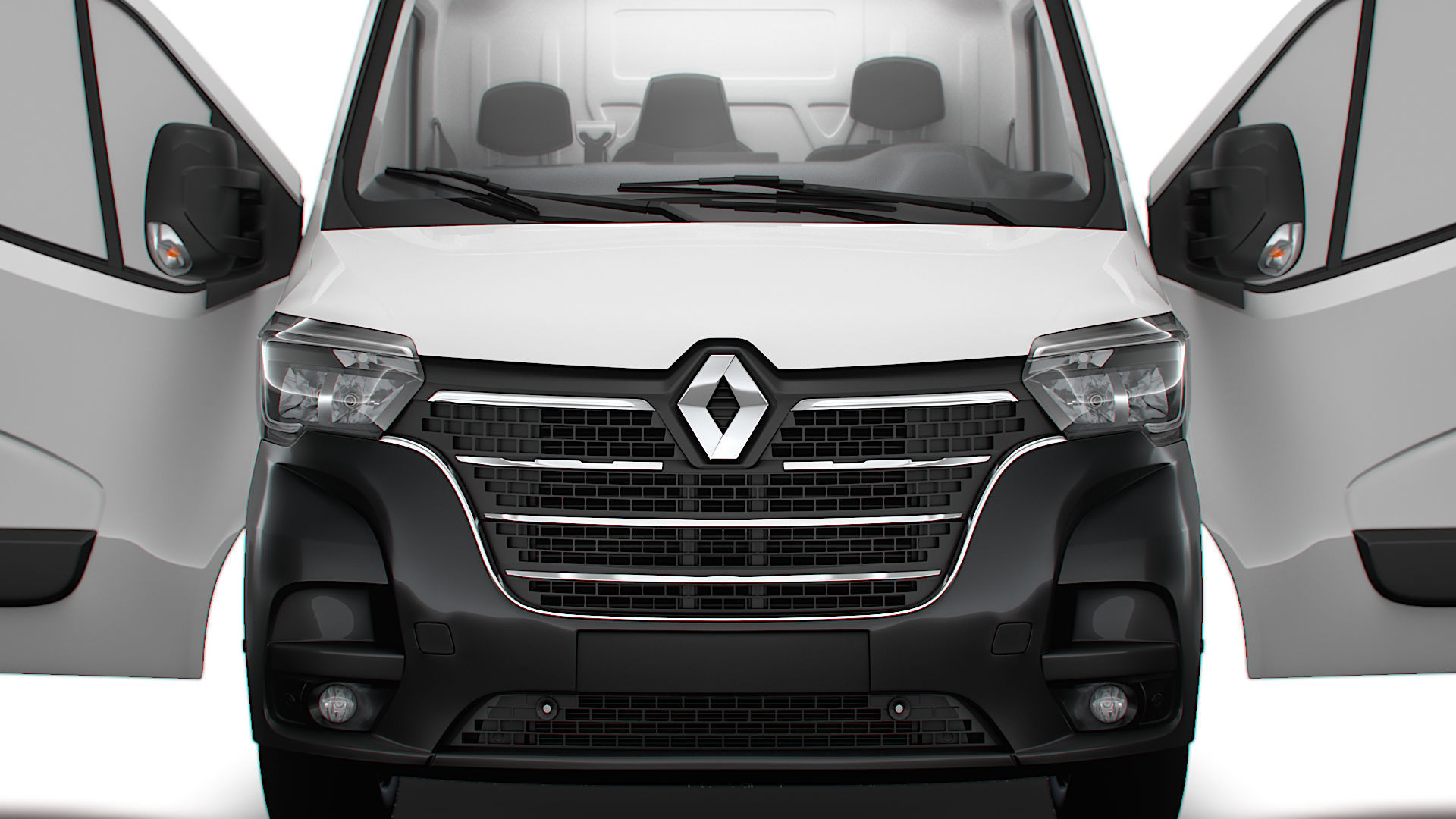 Renault Master Van L4H2 HQInterior 2023 3D model_10