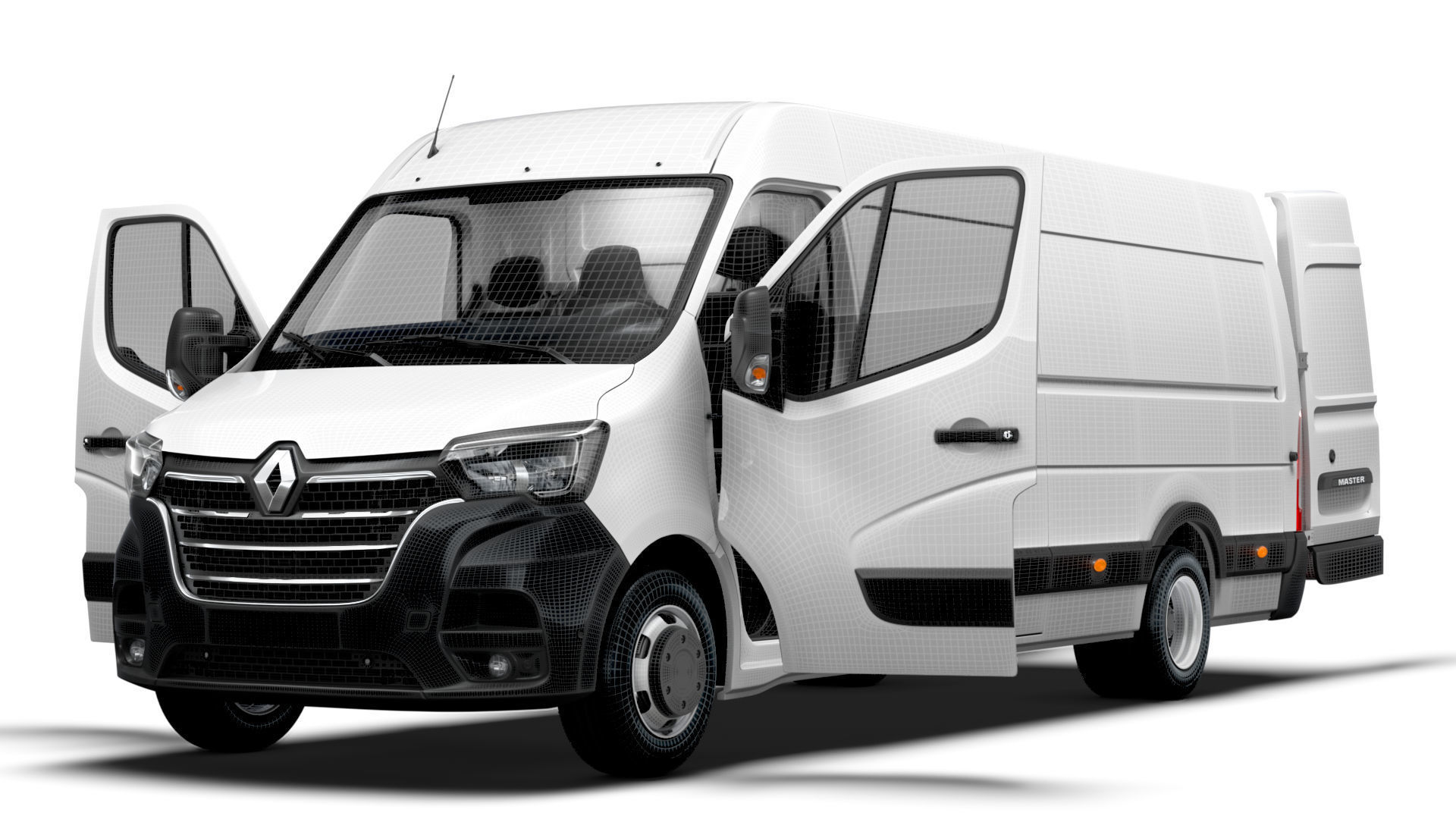 Renault Master Van L4H2 HQInterior 2023 3D model_14