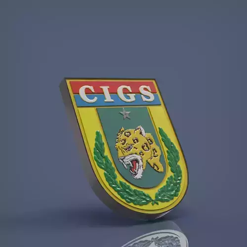 Brasao CIGS 3D print model