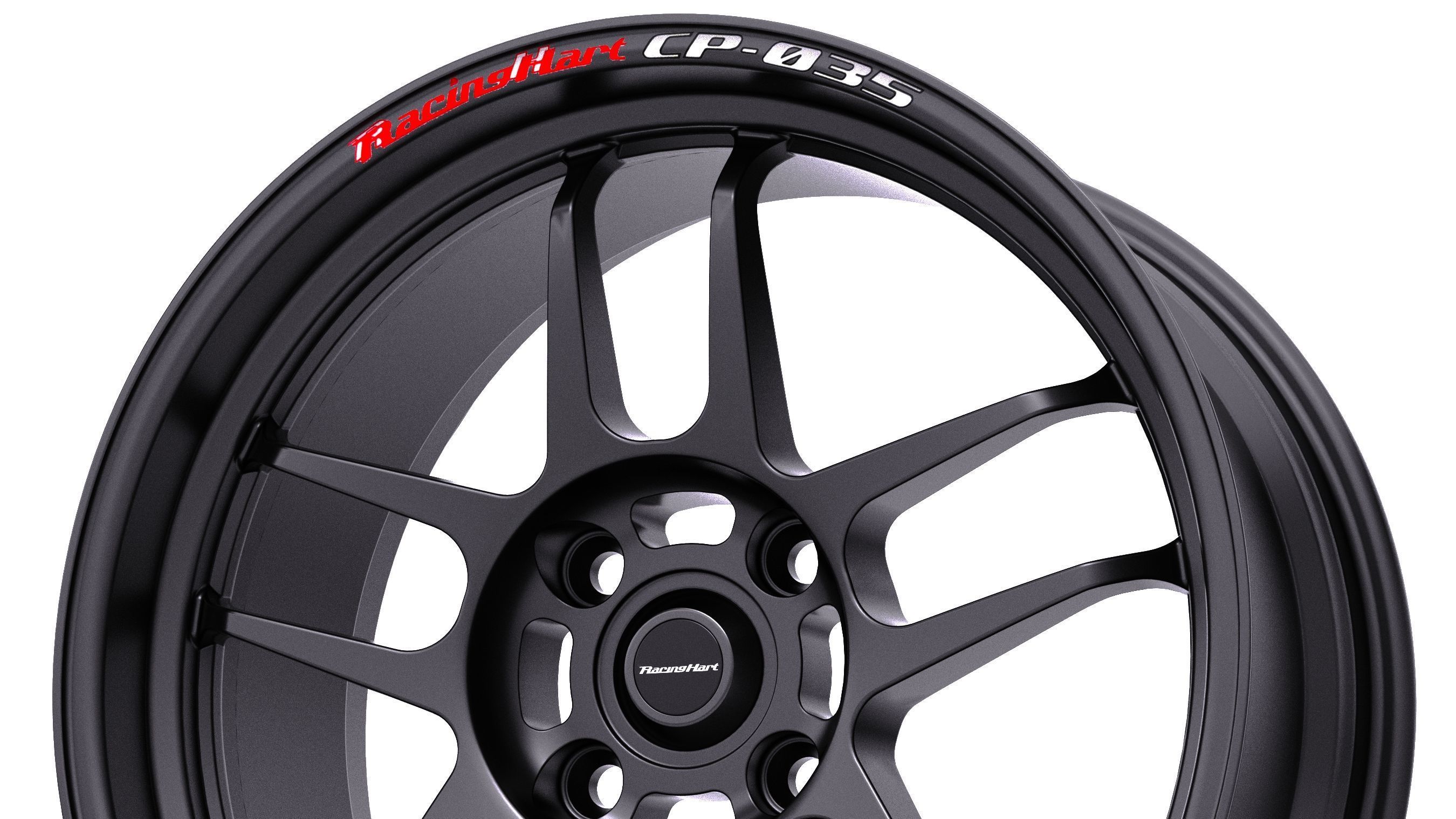 Racing Hart CP035 Low-poly 3D model_7