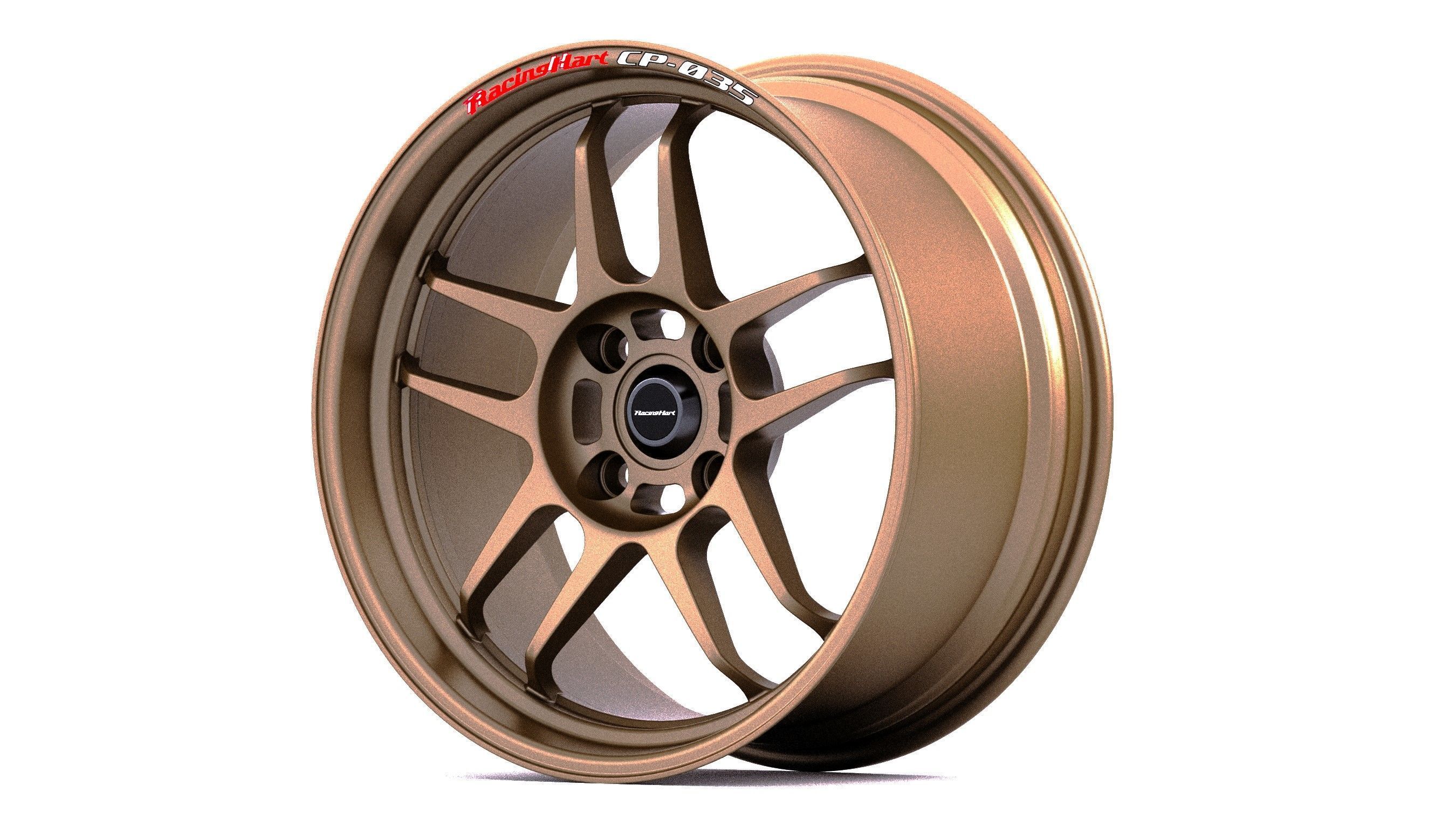 Racing Hart CP035 Low-poly 3D model_2