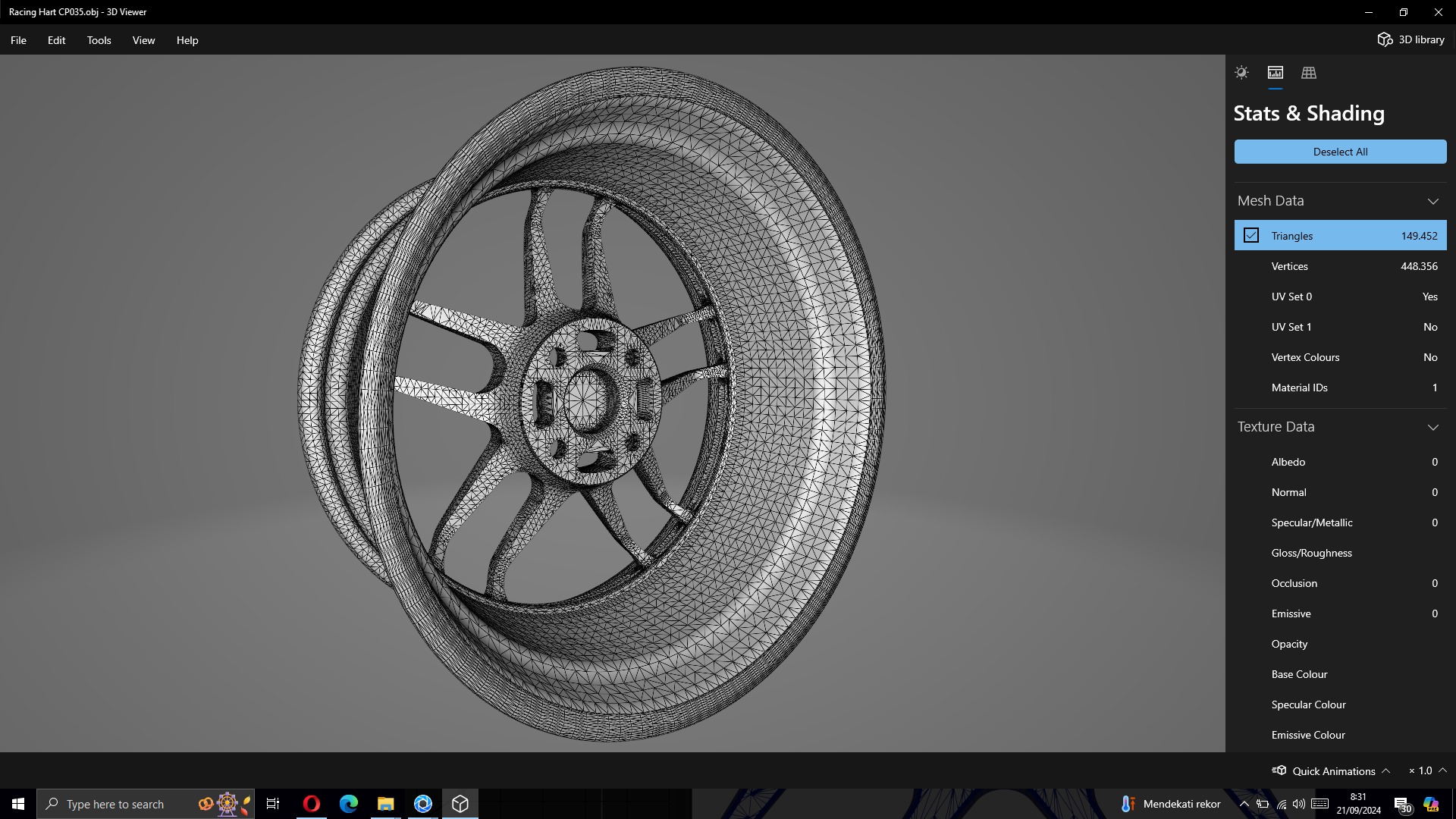 Racing Hart CP035 Low-poly 3D model_11