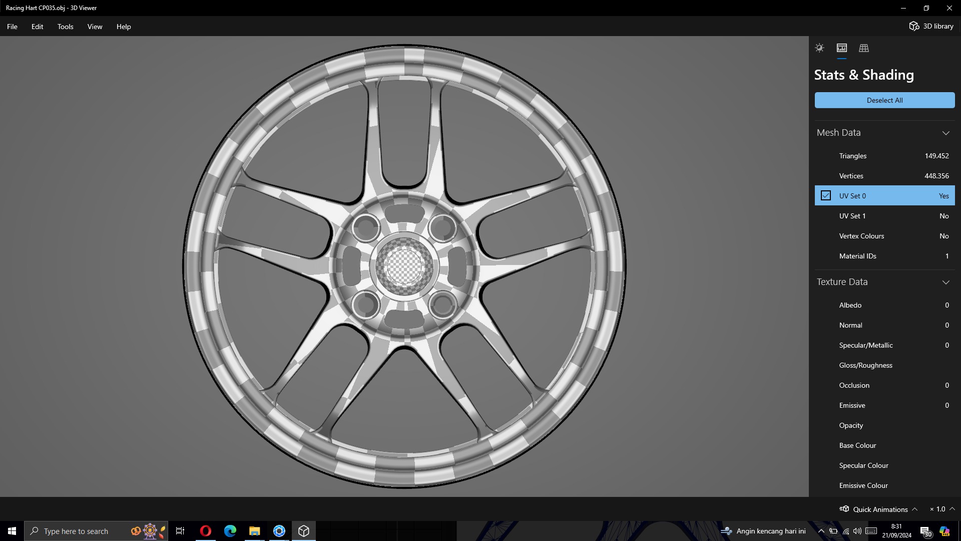 Racing Hart CP035 Low-poly 3D model_12