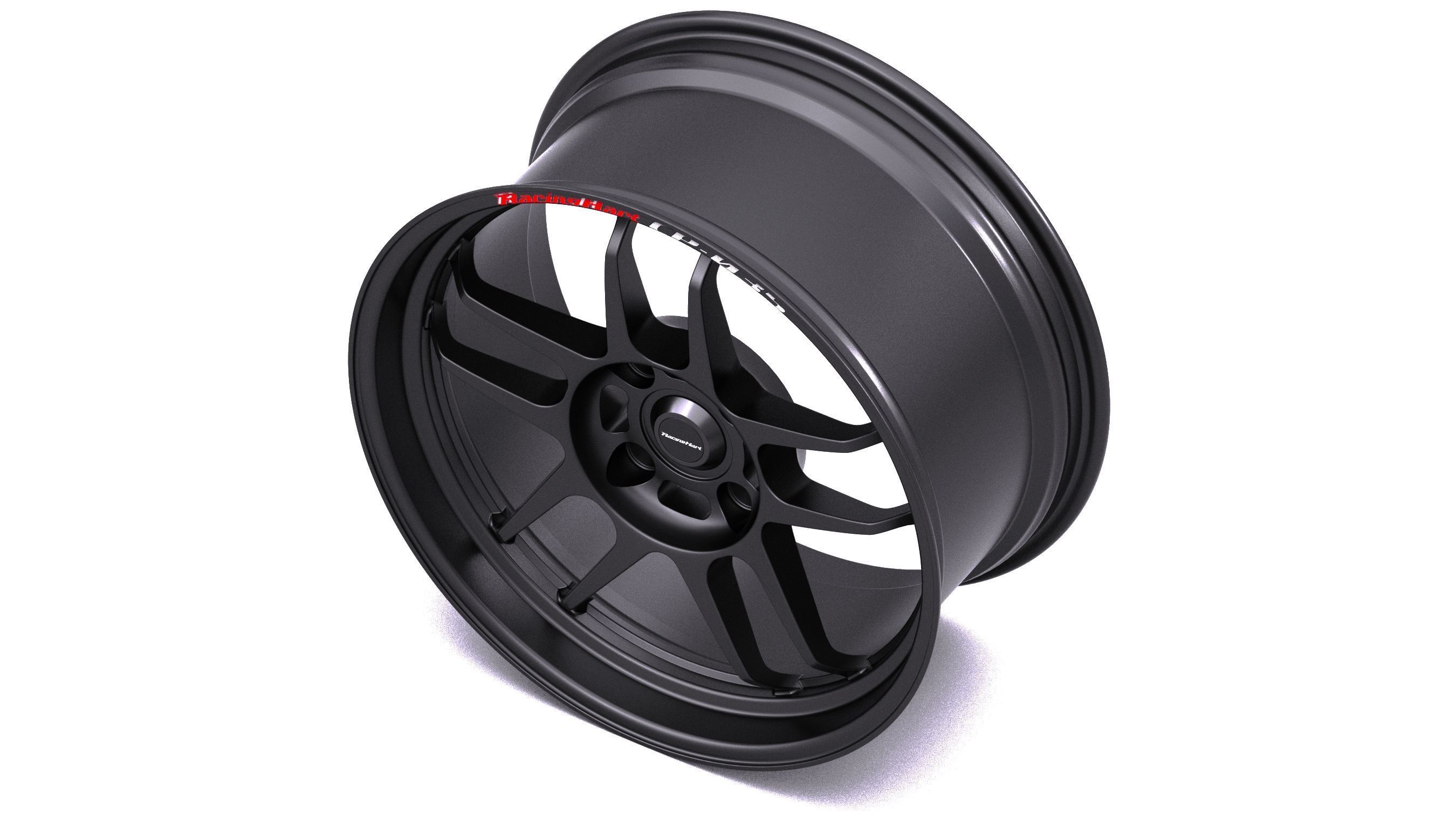 Racing Hart CP035 Low-poly 3D model_6