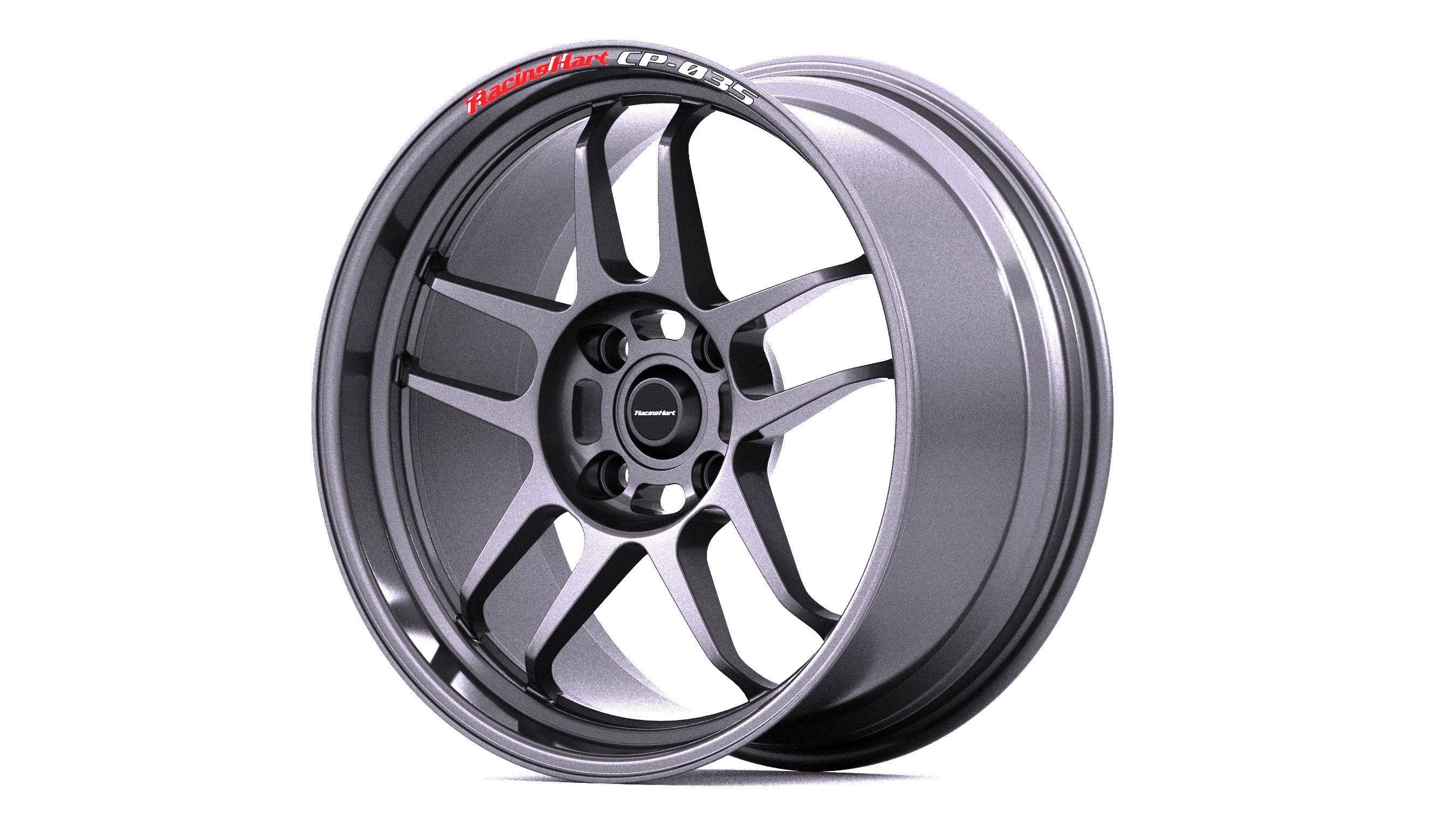 Racing Hart CP035 Low-poly 3D model_3