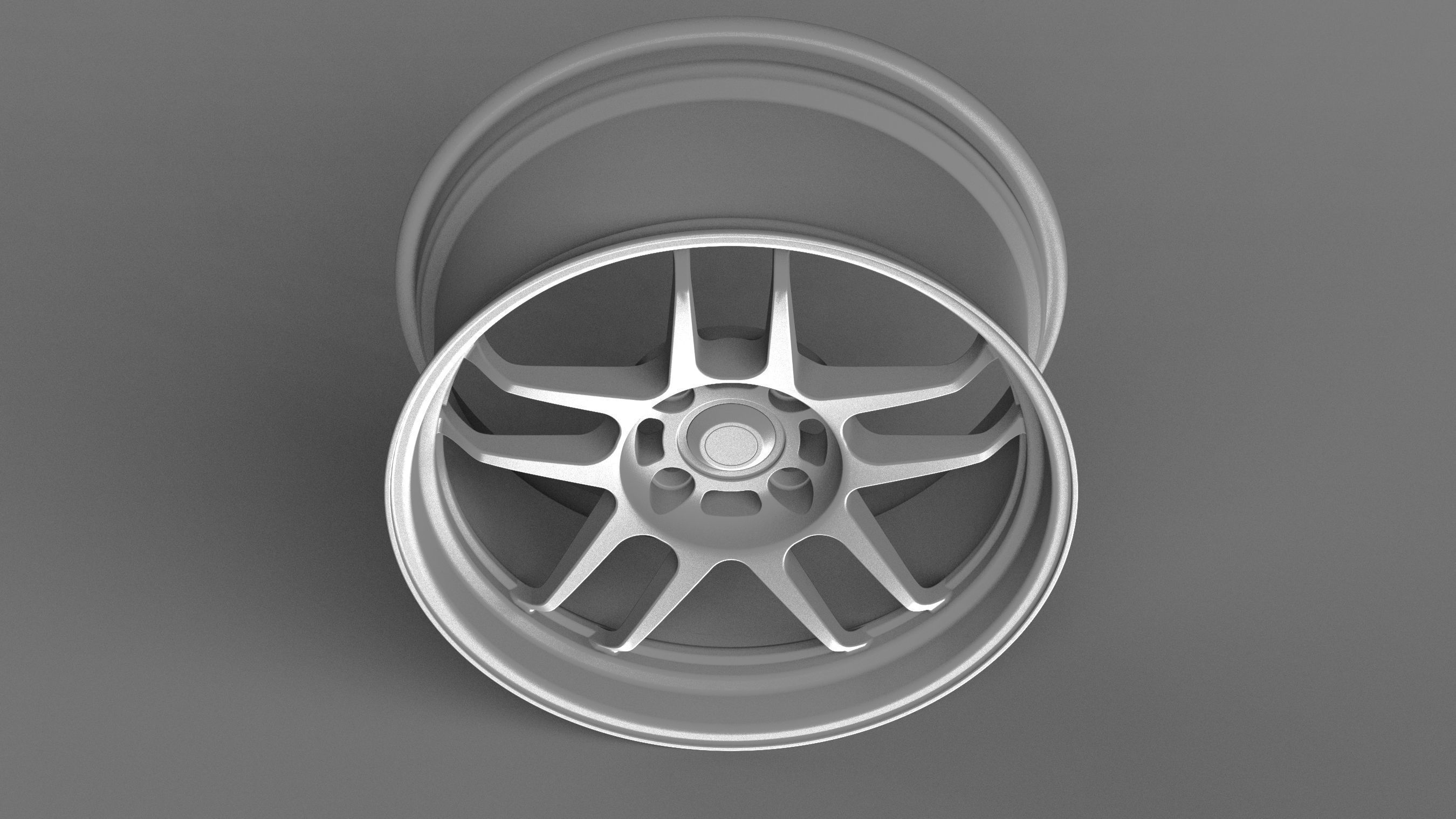 Racing Hart CP035 Low-poly 3D model_16