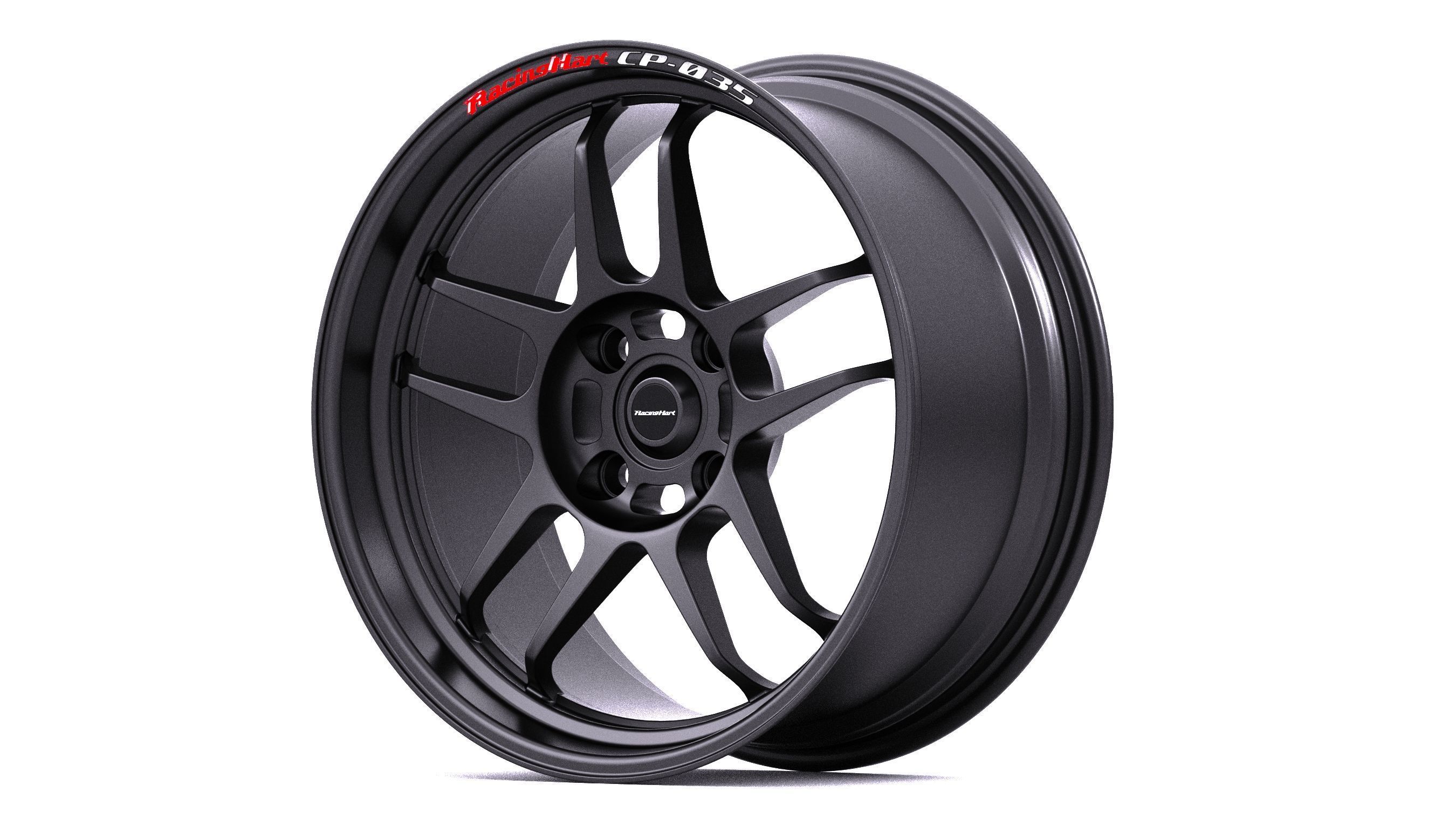 Racing Hart CP035 Low-poly 3D model_1