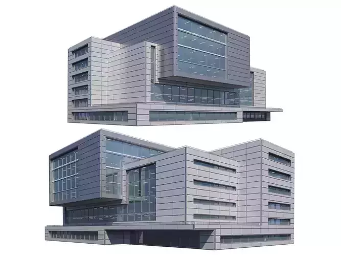 Concept 3D Modern Architectural Building Models 002
