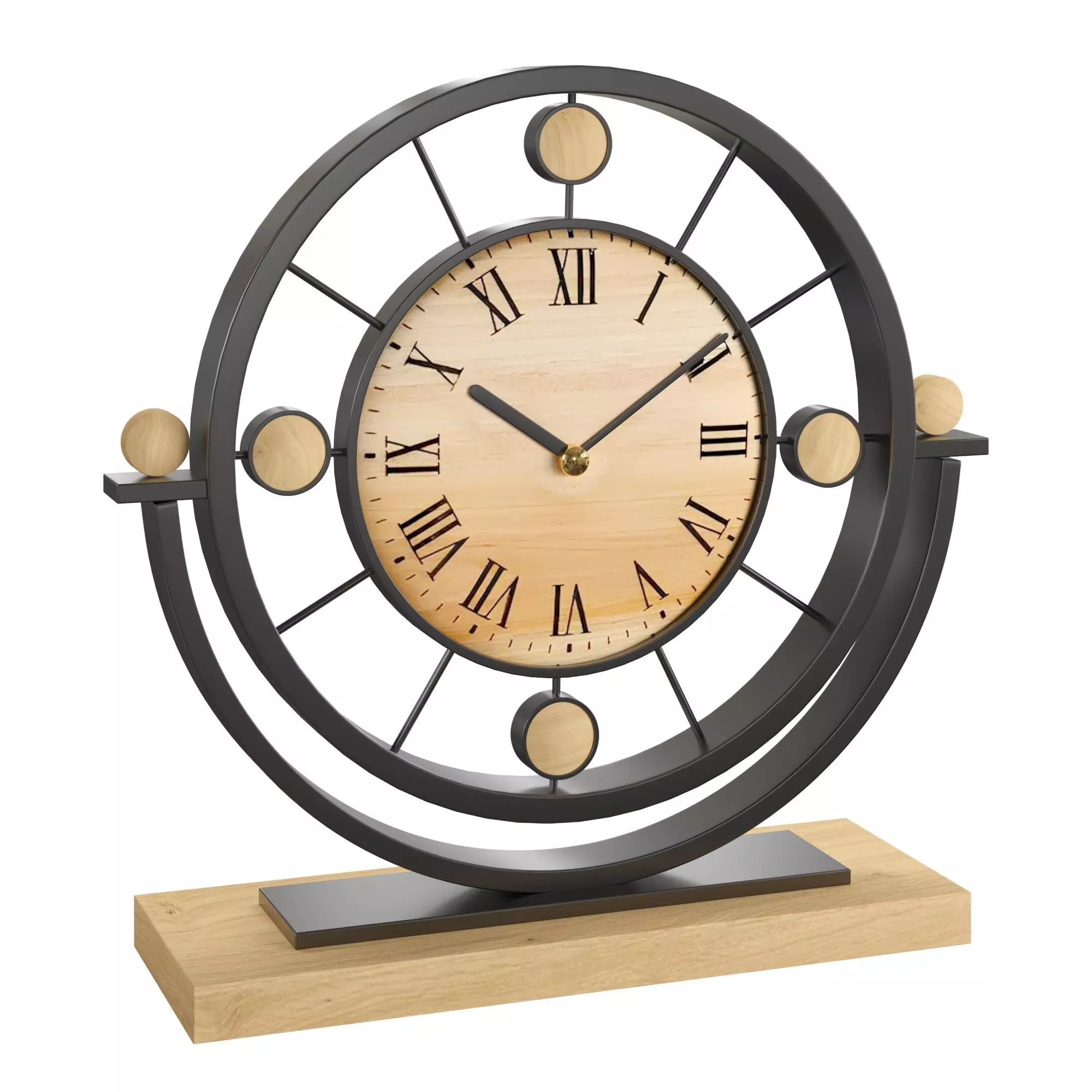 table clock 43 3D model_0