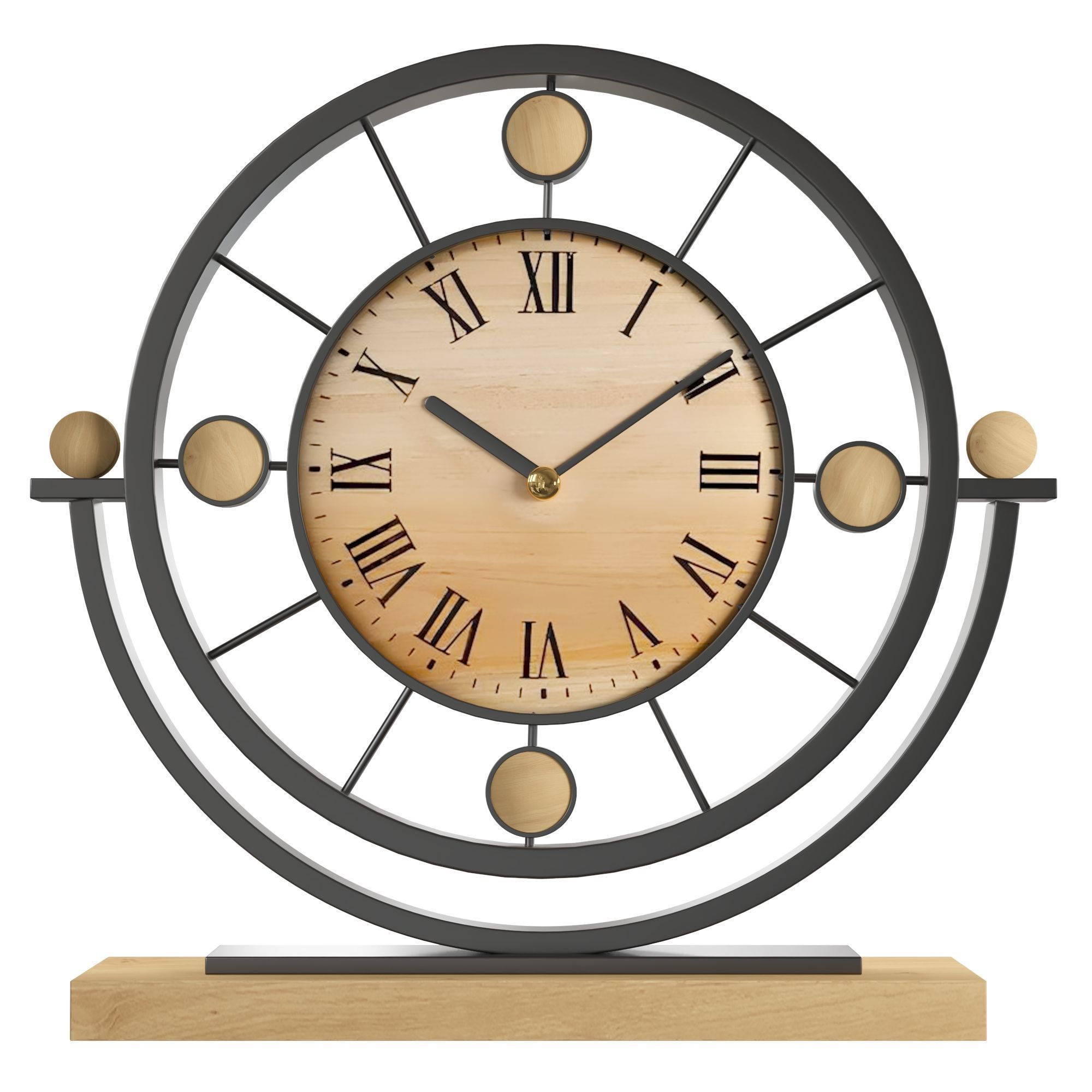 table clock 43 3D model_2