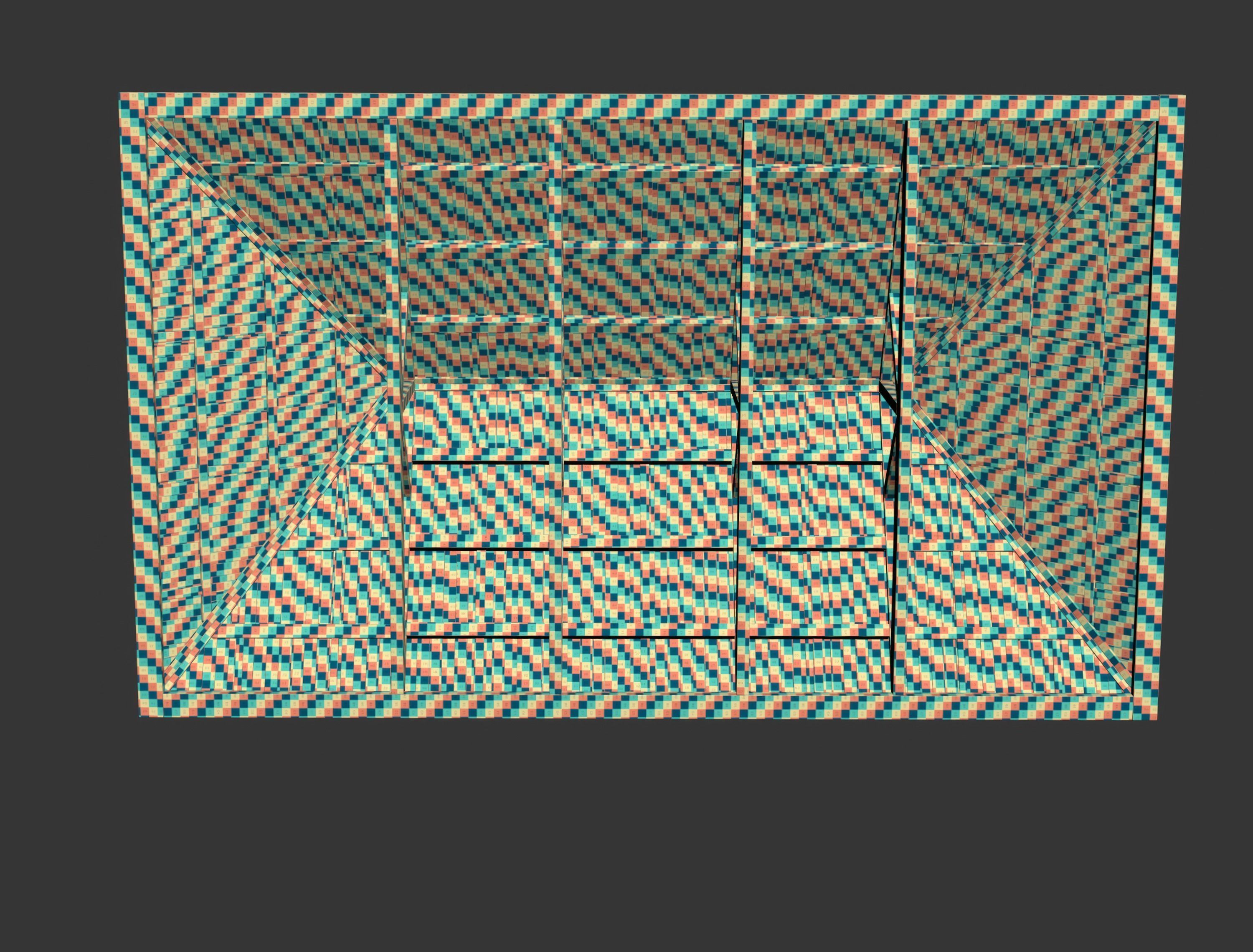 Wooden Ceiling V7  3D model_13