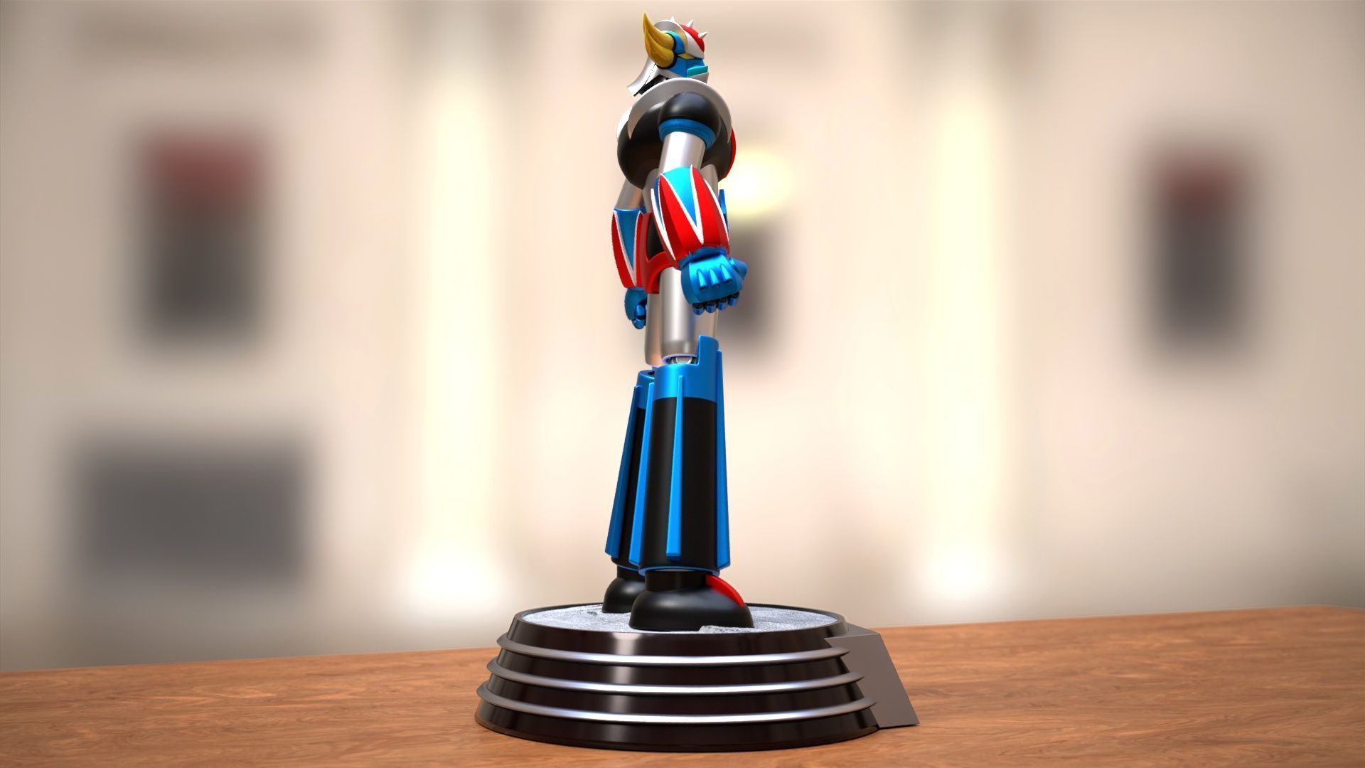 Goldrake in Heroic Pose 3D print model_8