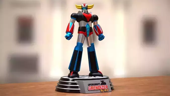 Goldrake in Heroic Pose 3D print model