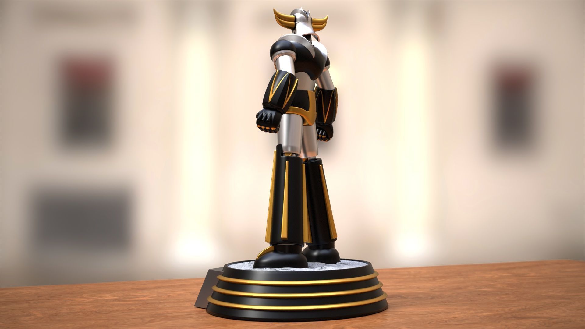 Goldrake in Heroic Pose 3D print model_6