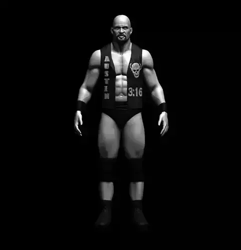 STONE COLD STEVE AUSTIN 3D print model