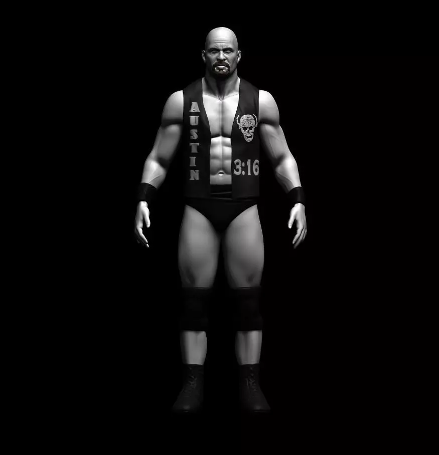 STONE COLD STEVE AUSTIN 3D print model