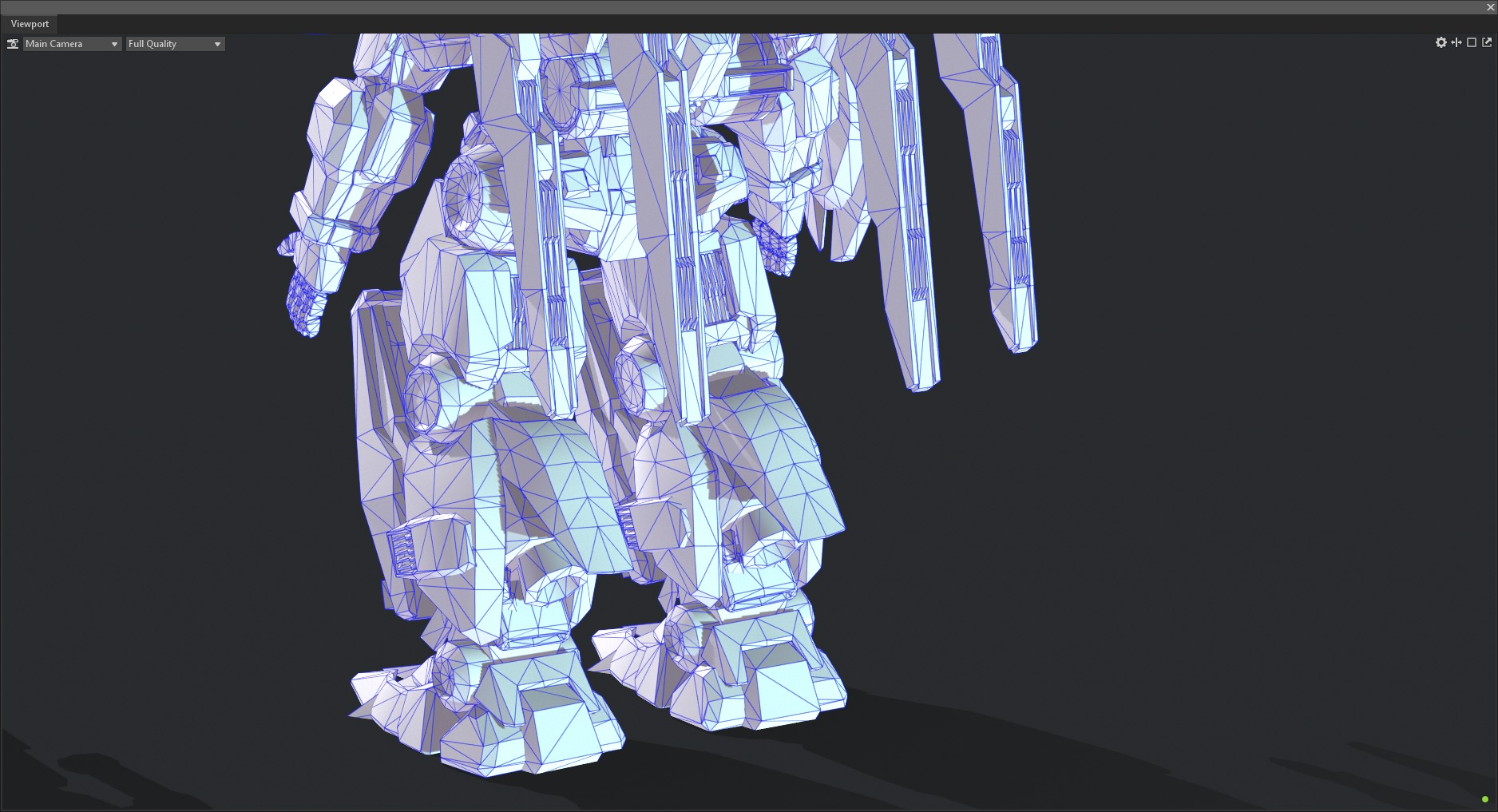 robot Low-poly 3D model_16