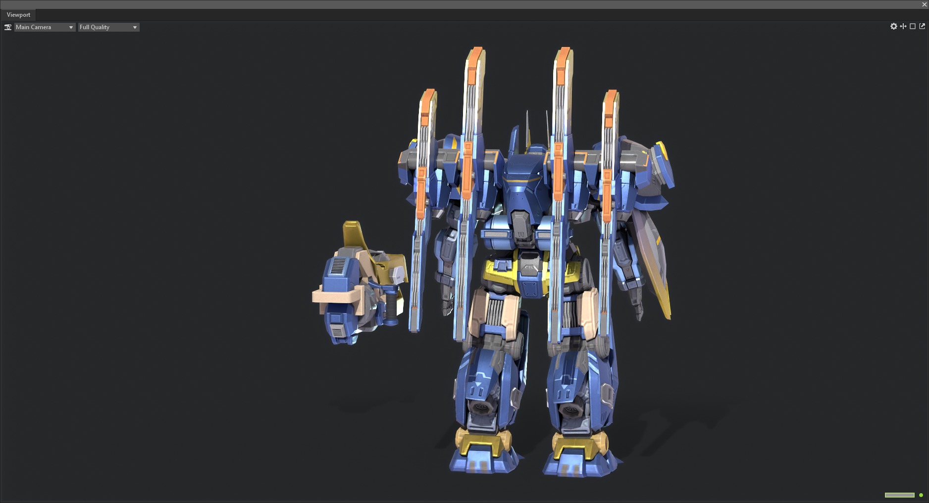 robot Low-poly 3D model_4