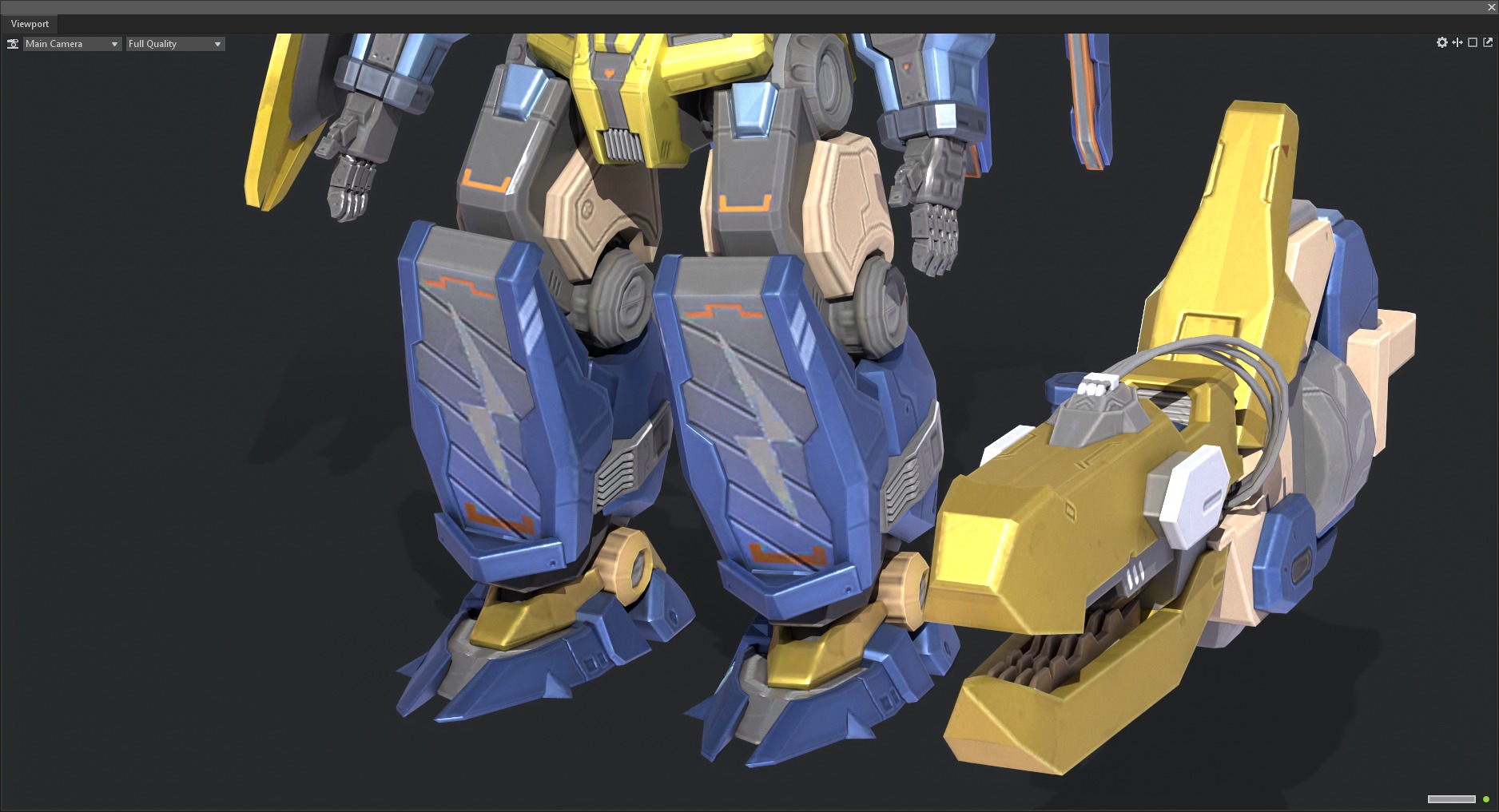 robot Low-poly 3D model_7