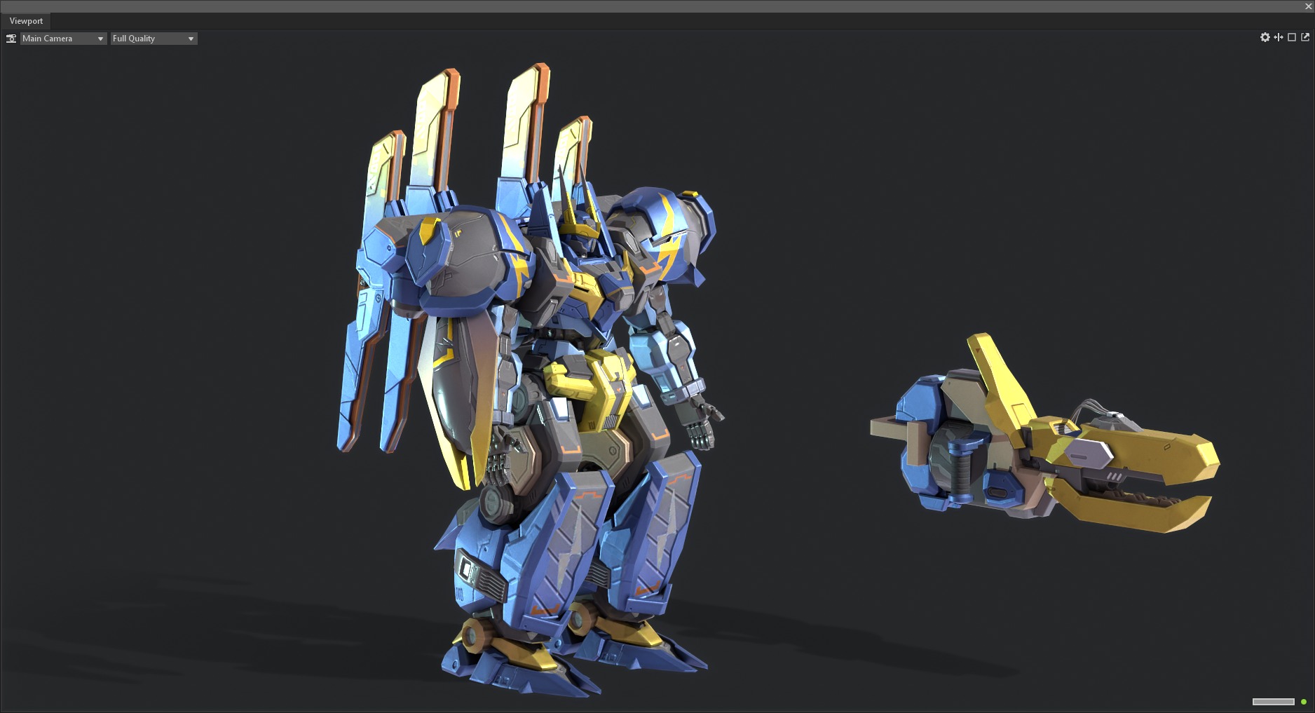 robot Low-poly 3D model_3
