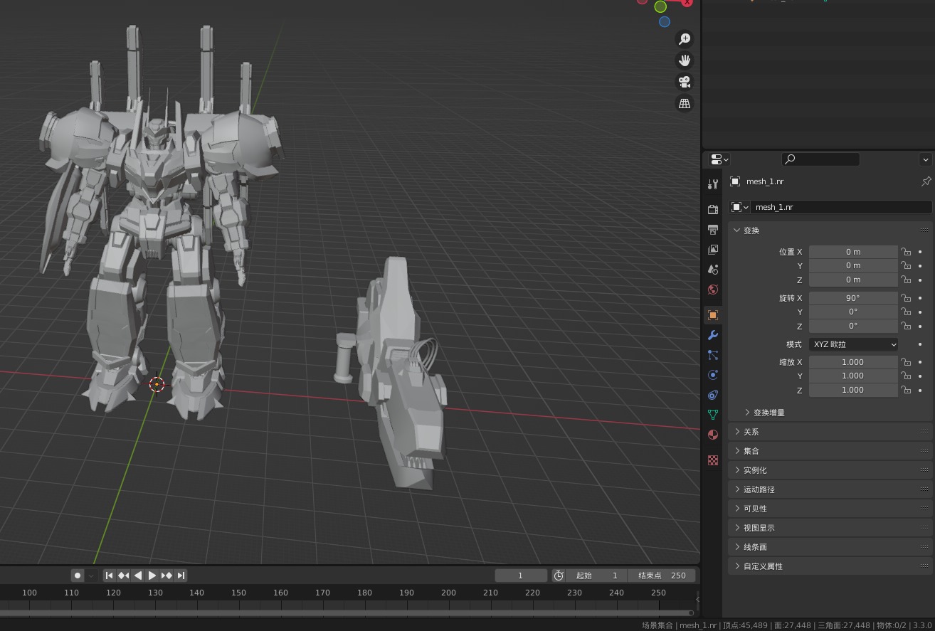 robot Low-poly 3D model_11