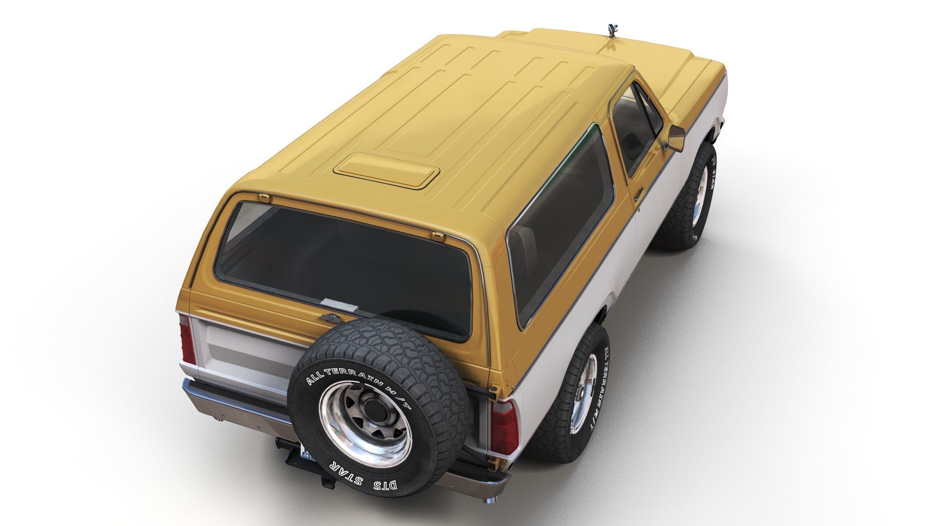 Dodge Ramcharger 1979  Low-poly 3D model_6