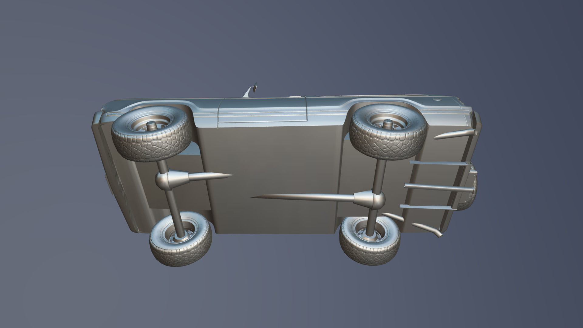 Dodge Ramcharger 1979  Low-poly 3D model_30