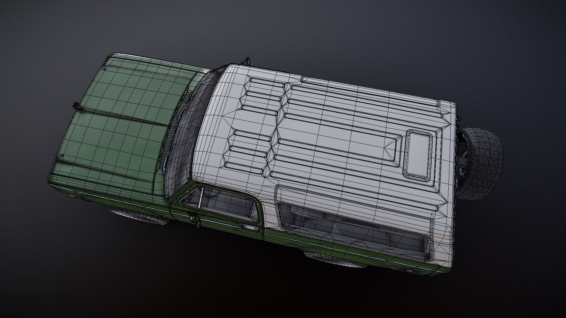 Dodge Ramcharger 1979  Low-poly 3D model_25