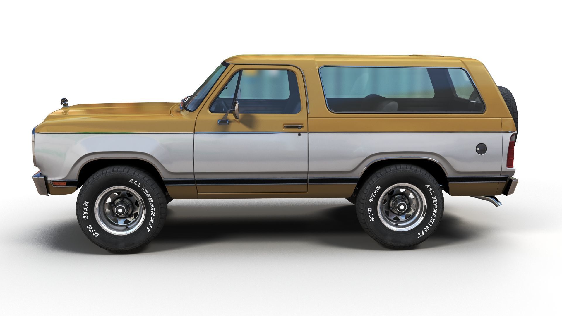 Dodge Ramcharger 1979  Low-poly 3D model_5