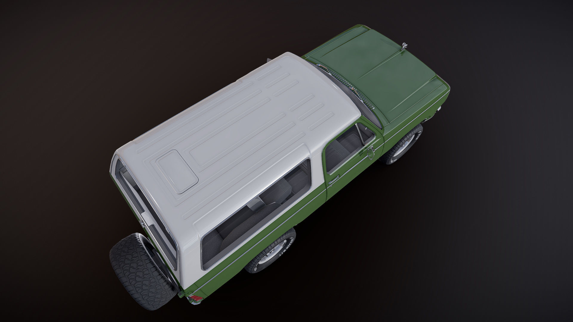 Dodge Ramcharger 1979  Low-poly 3D model_18