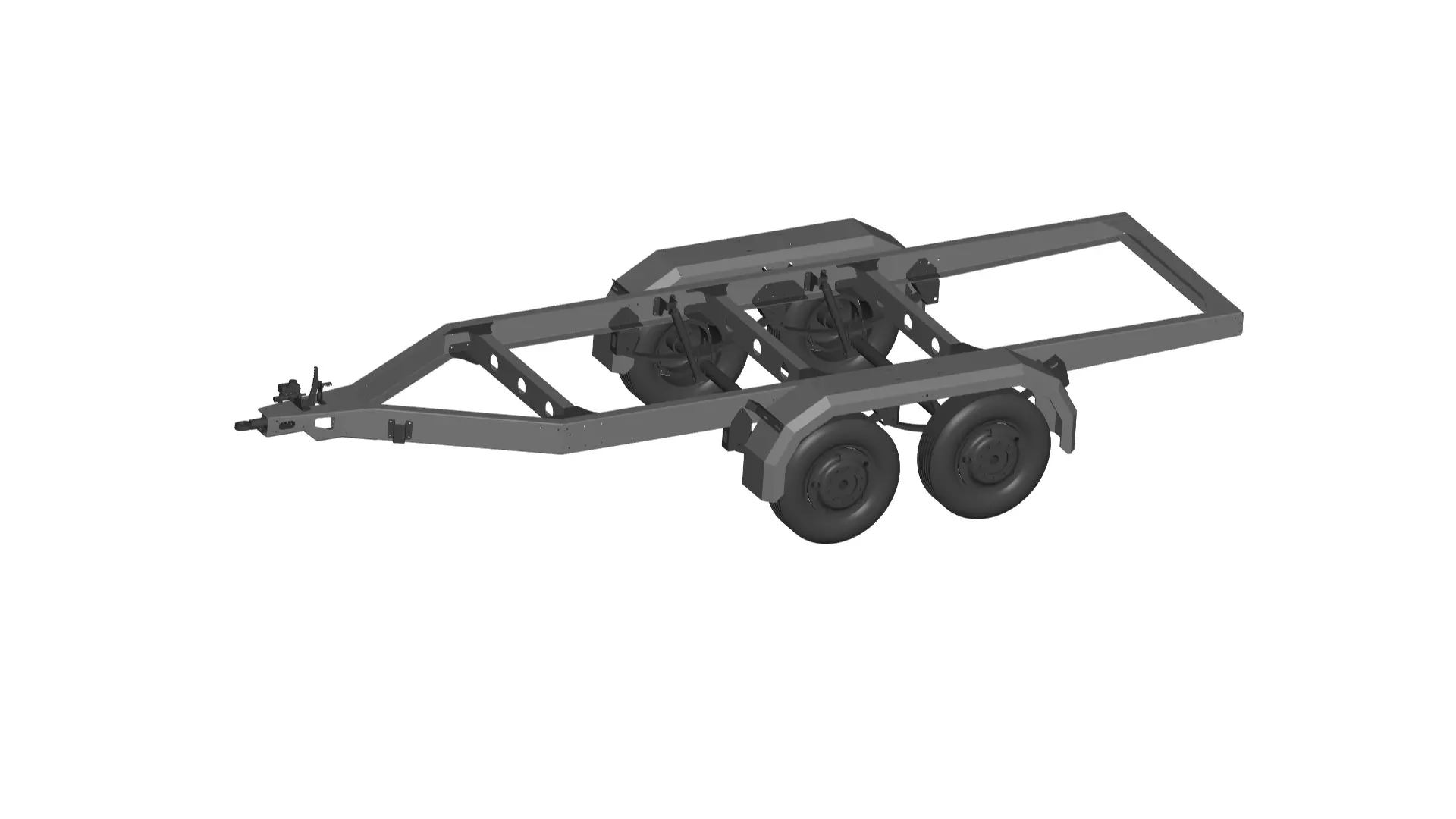 BOAT Trailer 3D model
