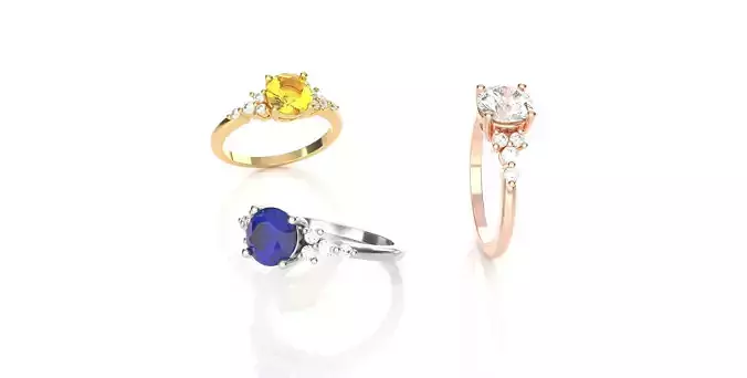 One Carat Engagement Ring