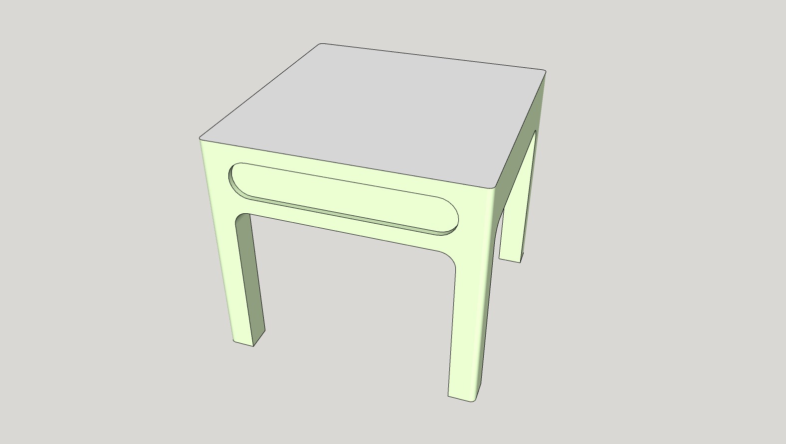 Bank made in SketchUp 3D model_2