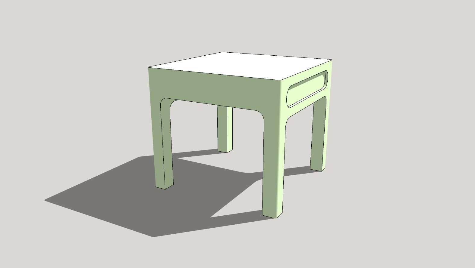 Bank made in SketchUp 3D model_1