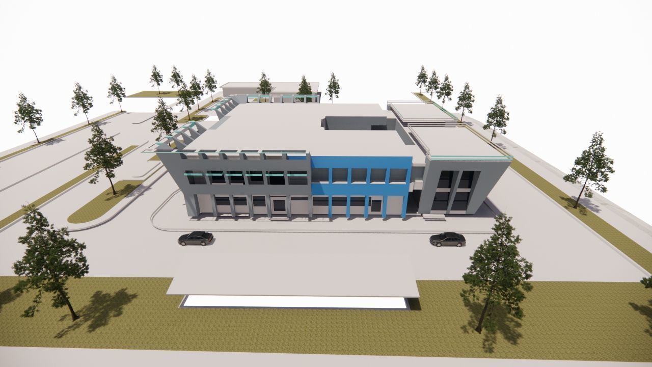 Futuristic Skyscraper-Building office-Modern office 3D model_4