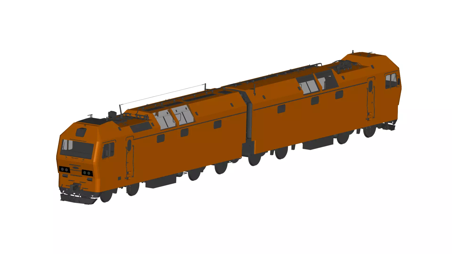 locomotive  3D model_0