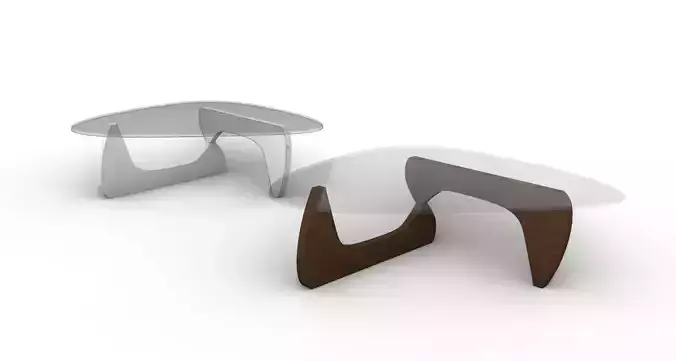3D Isamu Noguchi Coffee Table 