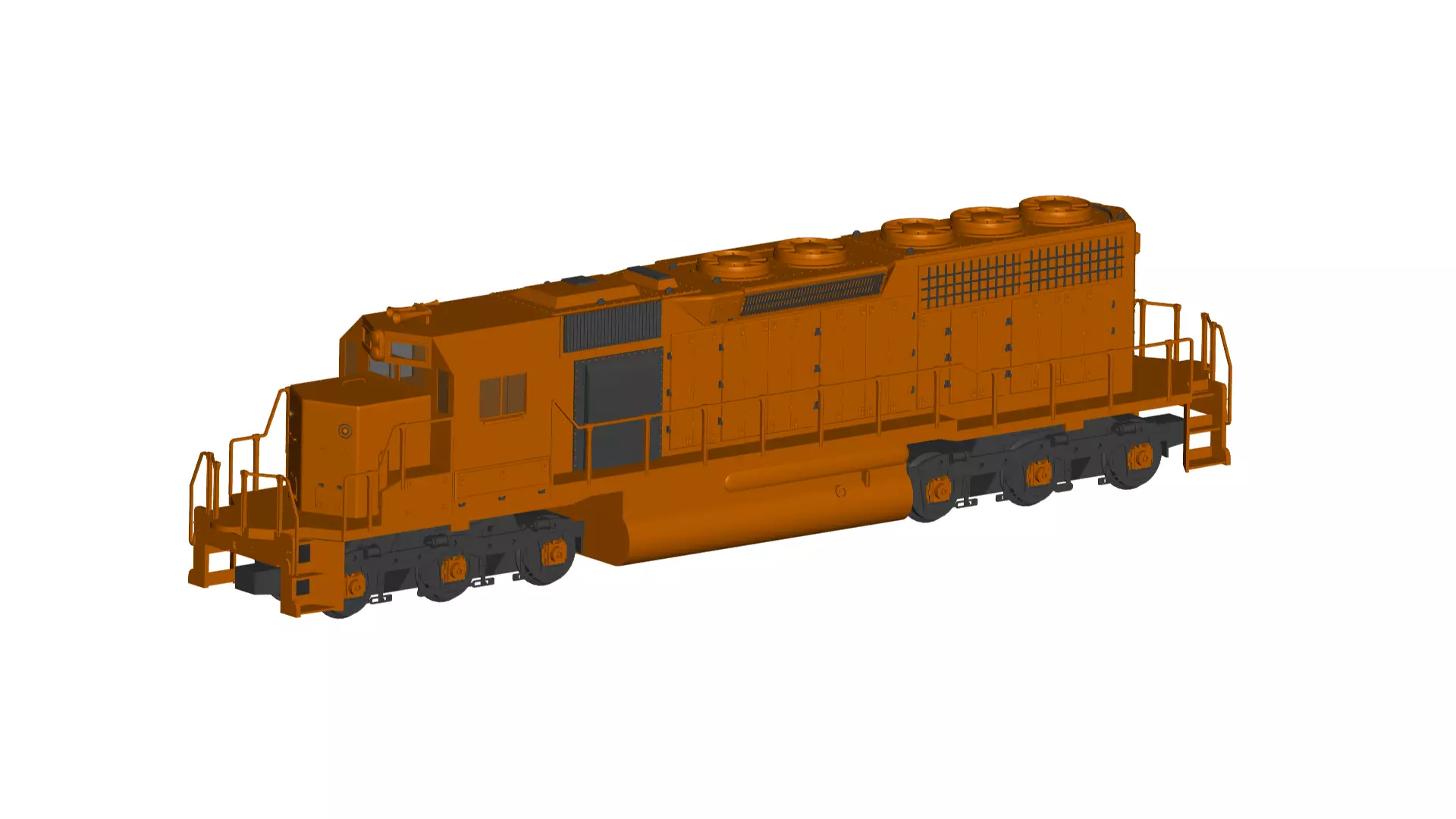 locomotive 3D model