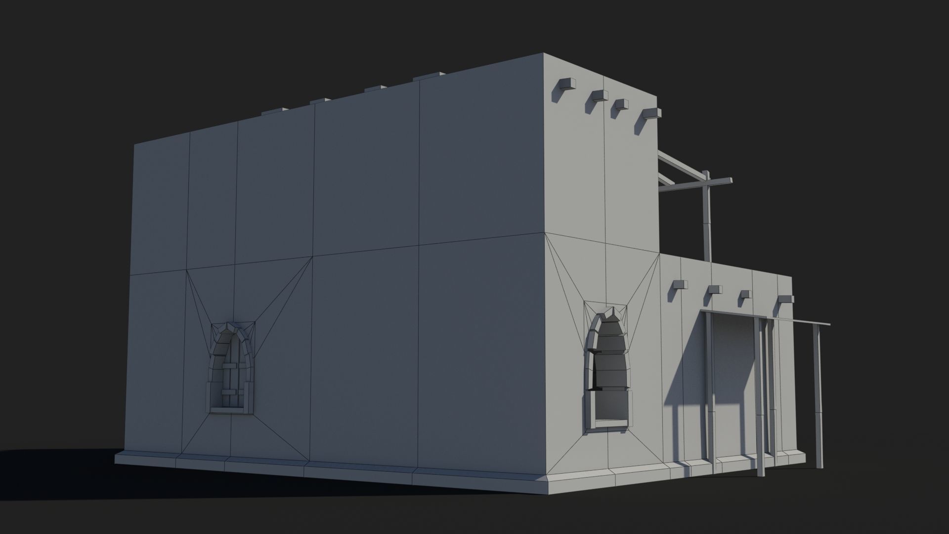 Arab x8 Low-poly 3D model_9