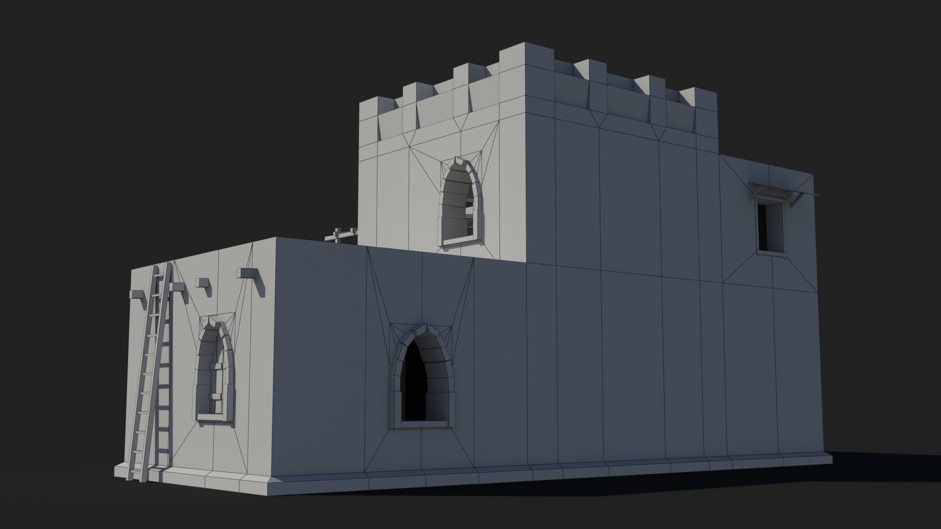 Arab x8 Low-poly 3D model_10