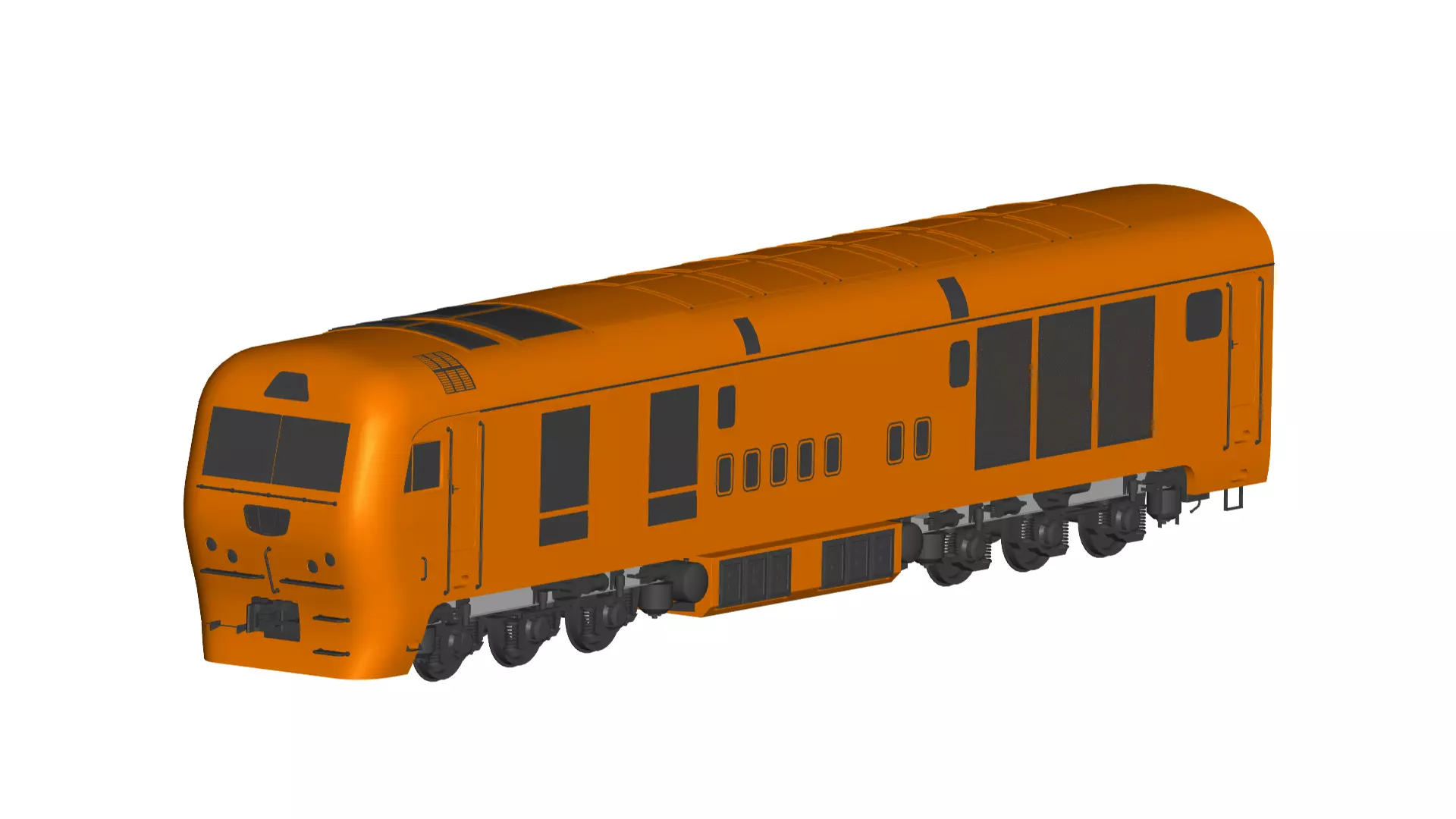 train 3D model