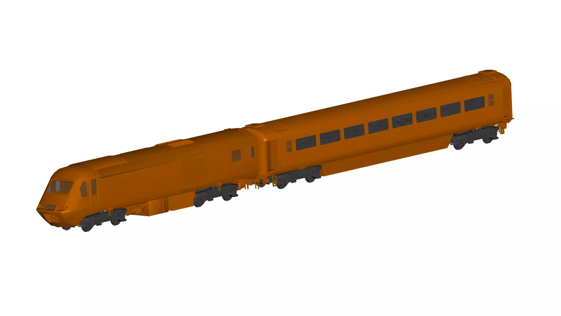 TRAIN 3D model